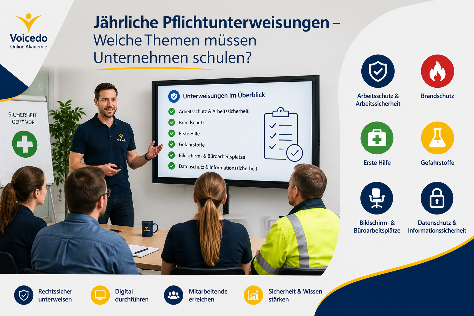 Jährliche Pflichtunterweisungen