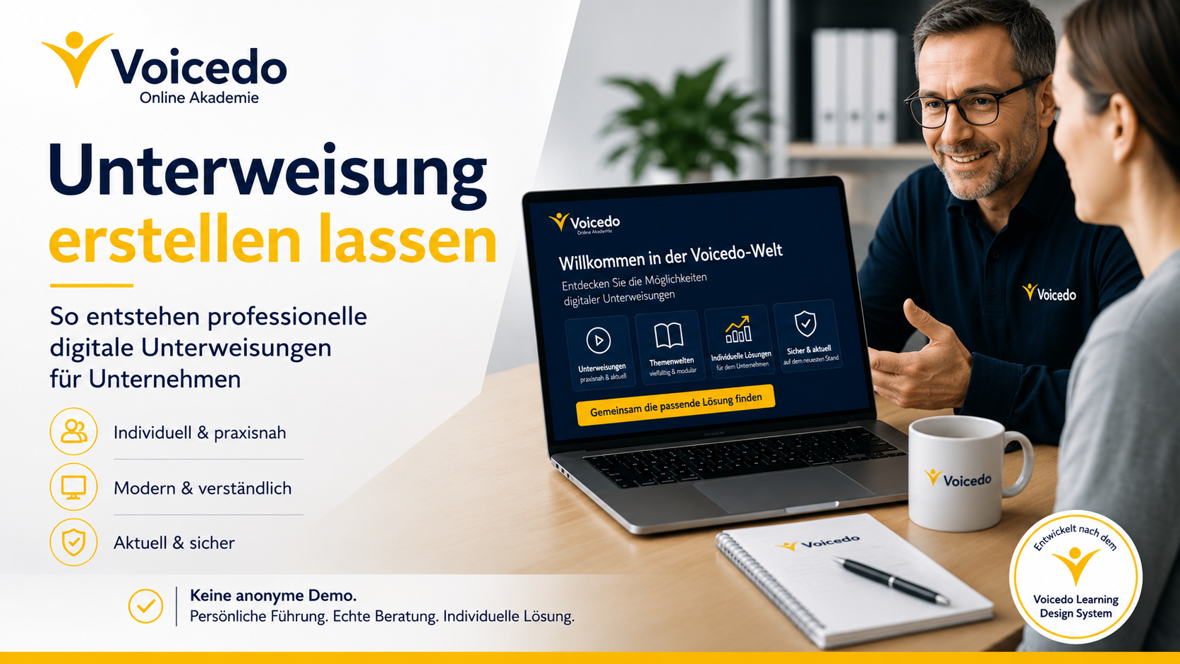 Unterweisung erstellen lassen – So entstehen professionelle digitale Unterweisungen für Unternehmen